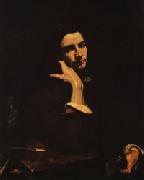 Gustave Courbet The Man with the Leather Belt painting